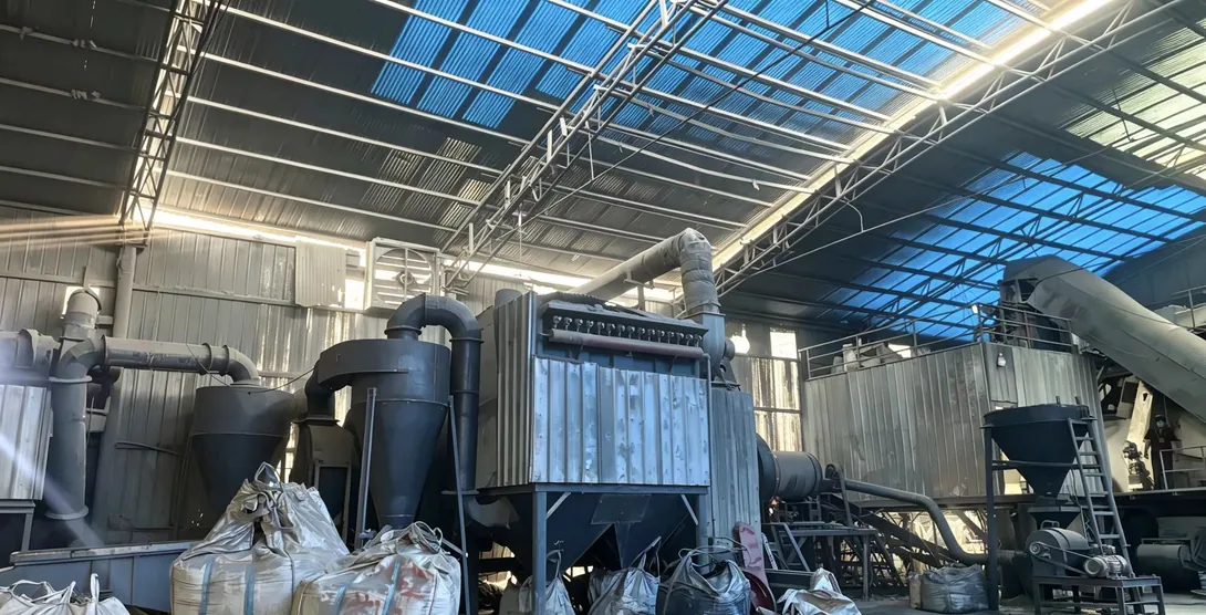 Covering Agent production line at the ArcSteel Technology plant, Xixia County, Henan